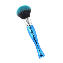 3St Blauwe Make-Up Penselen, Nylon Vezels, Premium Kunststof Handvat