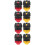 8St Motorfiets Crashbeschermers PP Aluminium Frame Sliders 6