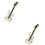2St Modieuze Broche Gitaar Design Kleurrijk Accessoire 5