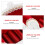 Présentoir Boucles Rouge En Résine Premium 6