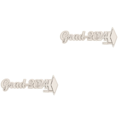 2St Witte Transfer Grad 2024 Decor Voor DIY Feest 2