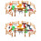2Sets Durable Plastic Miniature Farm Animals and Tools Playhouse Decor 7