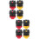8St Motorfiets Crashbeschermers PP Aluminium Frame Sliders 8