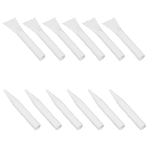 150Sets Wit Kunstschraper PP Voor Textuur Schilderen En Vroege Leren 1