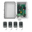 AC220V Roller Shutter Control Board Tubular Motor Receiver +4xRemote Control for Garage Roller Shutter Gate Opener 1