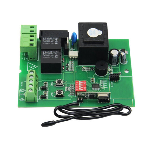 AC220V Roller Shutter Control Board Tubular Motor Receiver +5xRemote Control for Garage Roller Shutter Gate Opener 2