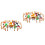 2Sets Durable Plastic Miniature Farm Animals and Tools Playhouse Decor 6