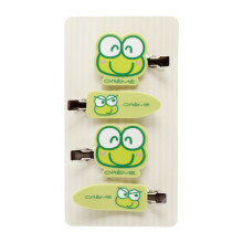 The Crme Shop X Keroppi Hair Clips Hair Clips - Crease-Free, Comfortable, Teeth-Free Design, Prevents Hair Damage, Cruelty-Free, Vegan, Limited Editio