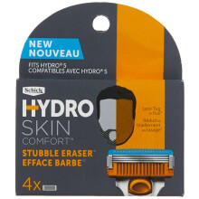 Schick Hydro Stubble Eraser Refiller - Stubbskniv Refiller, 4 Pack