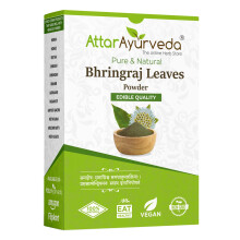 Attar Ayurveda Natürlicher Bhringraj-Pulver gegen Haarausfall & für Haarwachstum, 3,5 oz ohne Konservierungsmittel