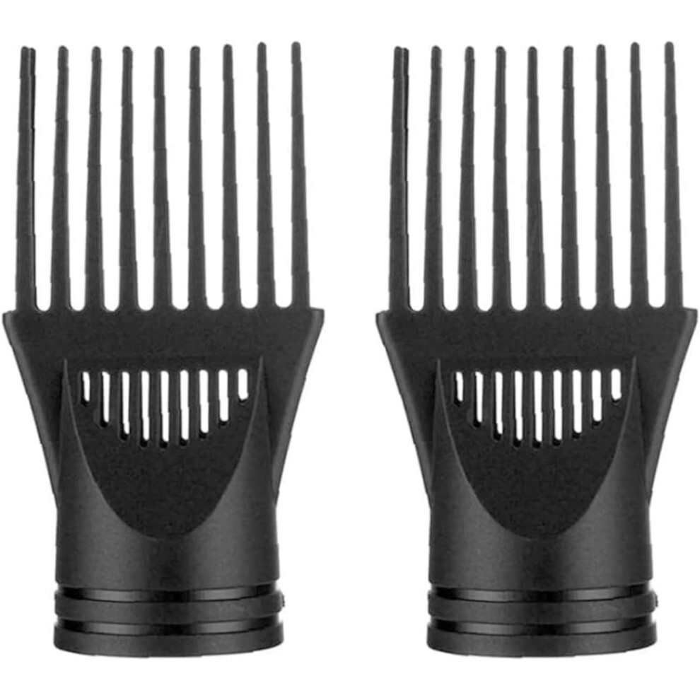 Galepromot Black 2Pcs Hair Dryer Diffuser Professional Universal Hairdressing Wind Blow Cover Comb Attachment Nozzle Straightening Hair Dryers And Accessor