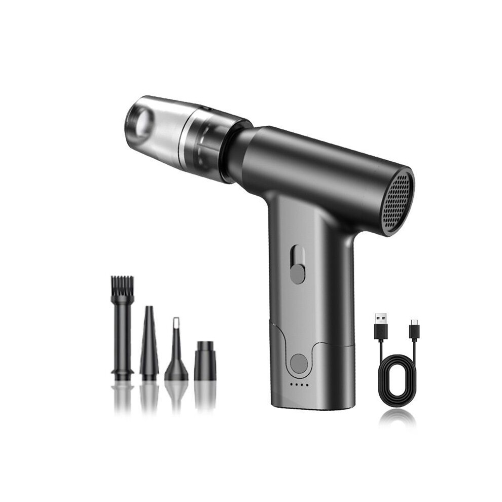 Compressed Air Duster 11000Rpm Portable Air Blower And Cordless Vacuum Cleaner For Car Home Keyboard Computer 4712181236210
