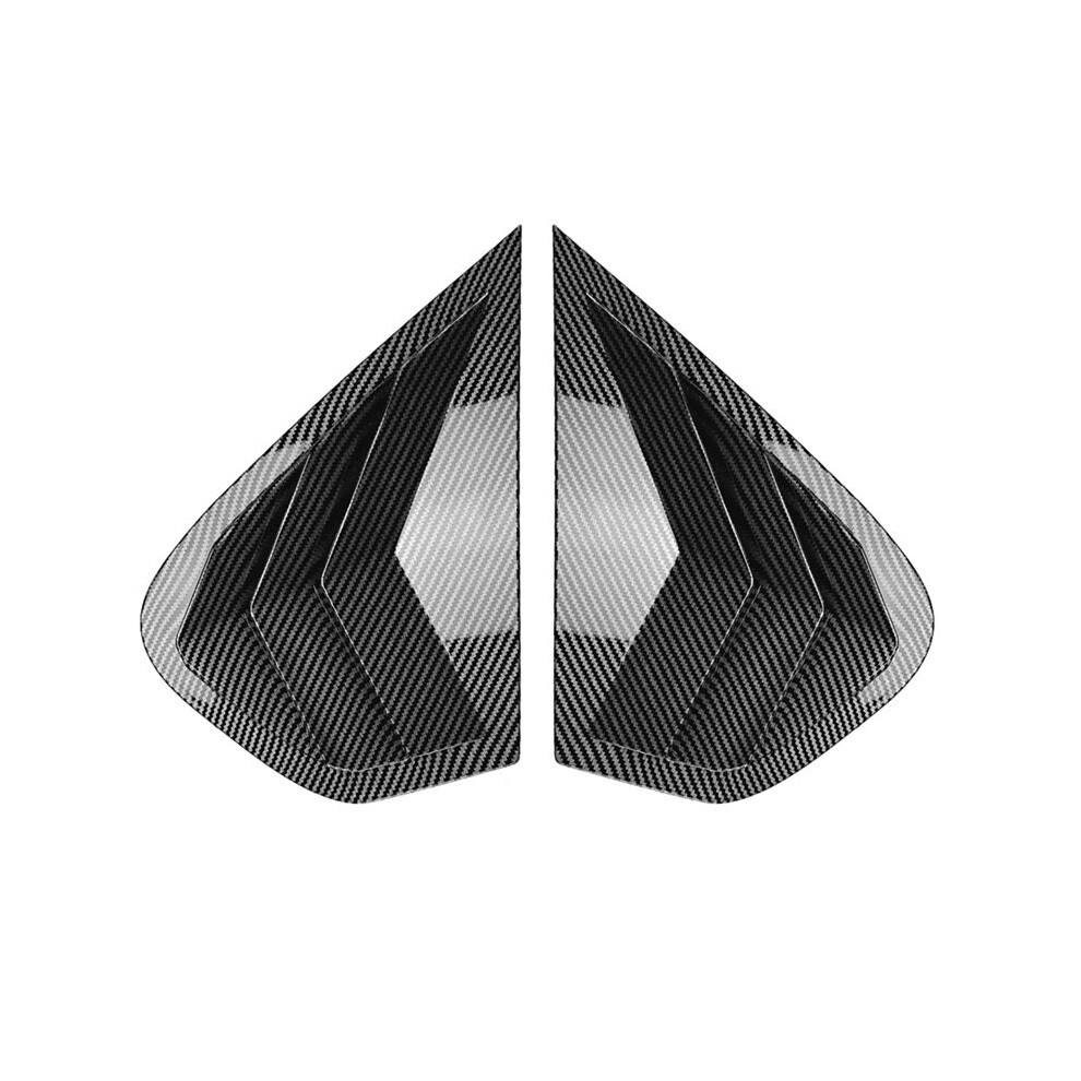 Car Side Window Louver Cover Rear Air Vent Window Louvers Blinds Cover For X6 E71 E72 2008-2014 Carbon Fiber Pattern 6031503631891