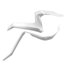 Motorluchtgeleiders voor X-ADV 750 XADV 750 2021-2024 Beenkuip Winddeflector Zijruit Transparant
