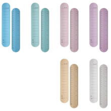 Ensemble de 14 Bracelets à Claquettes, Bracelet de Rappel en Silicone Réutilisable de 9,4 X 1,8 Pouces, Bloc-Notes de Poignet Portable avec Stylo et