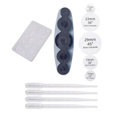 Stoffbezugsknöpfe für Bezugsknöpfe 11 mm 15 mm 19 mm 23 mm 29 mm Stoffknopf-Werkzeuge Gussformen für Kleidungsdekorationen