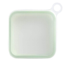 Portable Silicone Sandwich Toast Lunch Box Food Contain with Handle Snack Box Student Office Work Box