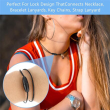 100pcs Breakaway Clasps for Necklaces,Breakaway Safety-Clasps for Lanyard Clasp Bead Connectors for Necklaces