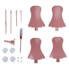 18-Teiliges Strickmaschinen-Adapter-Set, Ersatzwerkzeuge für 22, 32, 40, 48 und Jamit, Nadeln, Strickzubehör