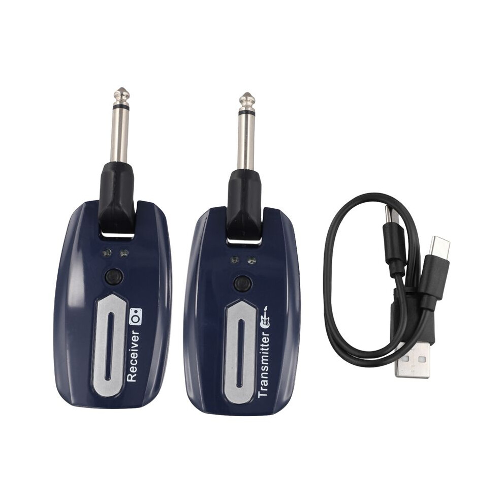 Guitar Wireless System Usb Rechargeable Wireless Guitar Transmitter Receiver Electric Guitar Bass Wireless System,A 4714229346738