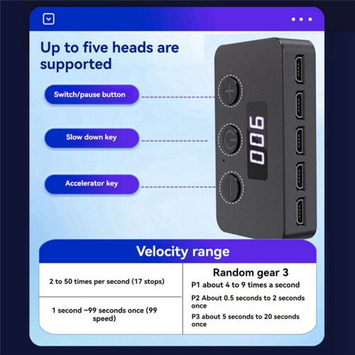 Screen Clicker Universal Simulated Finger Continuous Click Automatic Click Device Suitable for Games Live Broadcast Like