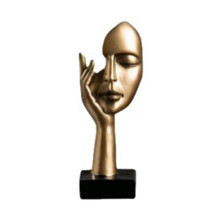 Statua Astratta Resina Ornamenti da Tavolo Scultura Figurine Volto Personaggio Arte Artigianato Ufficio Decorazione Della Casa A