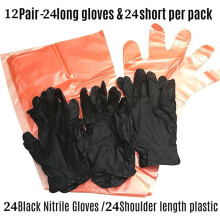 Deer Gutting Gloves for Hunt - Field Dressing Gloves with Long and Short Gut Glove Combo Pack Gloves for Outdoor