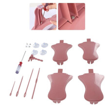 18-Teiliges Strickmaschinen-Adapter-Set, Ersatzwerkzeuge für 22, 32, 40, 48 und Jamit, Nadeln, Strickzubehör