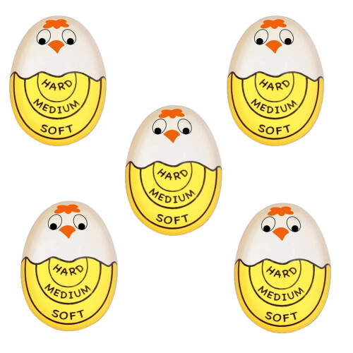 Boil Boil Egg Thermometer Egg Color Changing Cooking Temperature Viewer Kitchen Gadget Solid