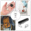 3-Way Quick Release Keychain Detachable Key Rings Pull Apart Separate Quick Disconnect Release Convenient Accessory 6pcs 6