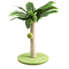 Cat Scratching Post for Cats Tree Catcus Cat Scratcher Posts Toy Cute Kitten Kitty Sisal Rope Scratch with Teaser