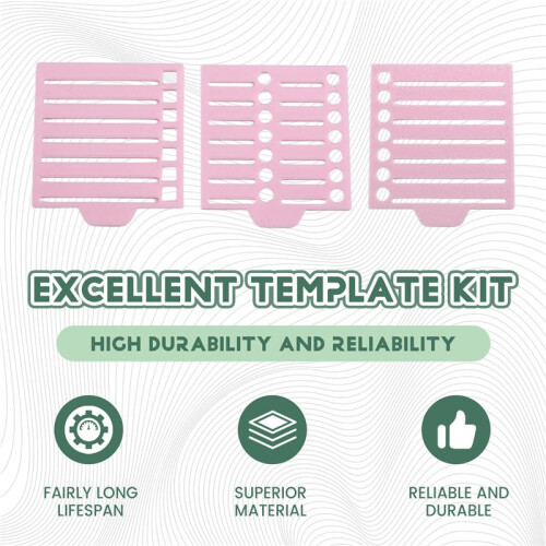 Sticky Note Stencil Compatible with Post Notes,3x3 Sticky Pads Base with 2 Stencils Included,Memo Pad Organizer 1