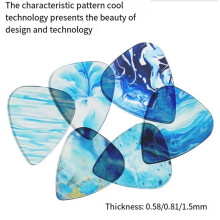 Transparent Picks, Guitar Picks, Folk Guitar, Electric Guitar Picks, Personalized Color Transparent Picks B