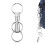 3-Way Quick Release Keychain Detachable Key Rings Pull Apart Separate Quick Disconnect Release Convenient Accessory 6pcs 2