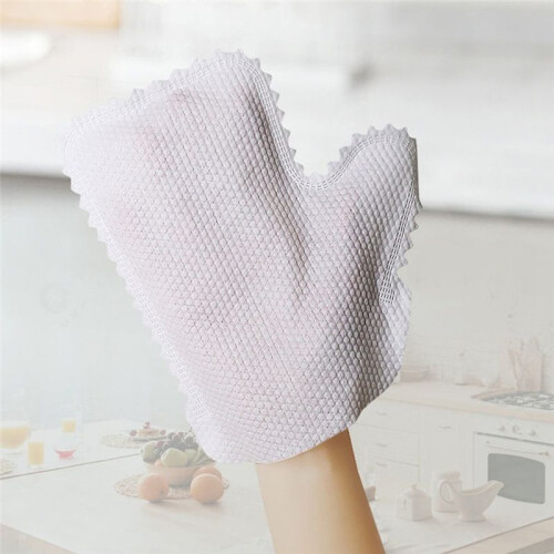 100PCS Reusable Gloves Multi-Purpose Washable Dusting Gloves Microfiber Gloves Dusting Gloves for House Cleaning 1