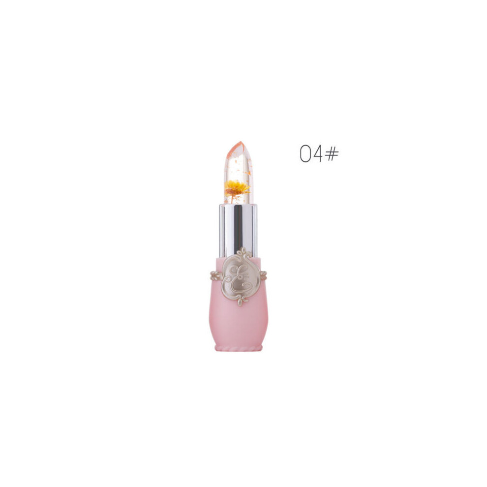 (#4) Lipstick Color Flower Jelly Transparent Magic Changing Lip Temperature Change
