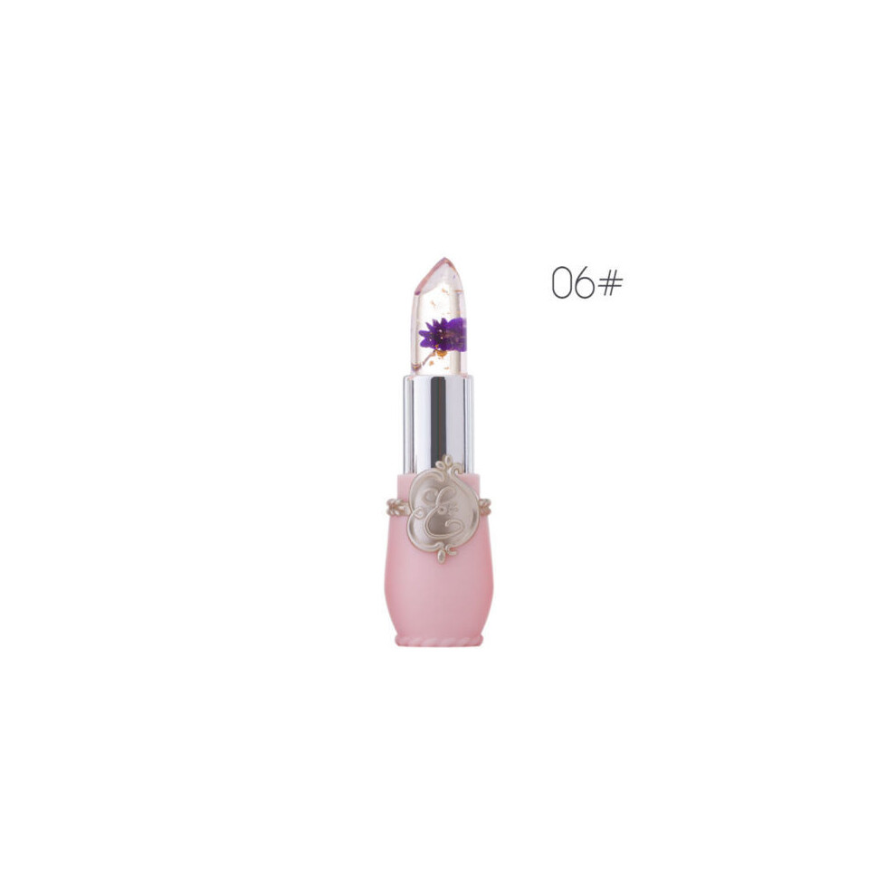 (#6) Lipstick Color Flower Jelly Transparent Magic Changing Lip Temperature Change