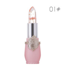 (#1)Rouge à Lèvres Fleur Couleur Gelée Transparent Magique Changement de Température Lèvres