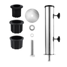 Paraplu Paalmontage Stand Buizenset, Outdoor Parasol Base Houder Insert Buishuls, voor Buiten Tuin Achtertuin Balkon