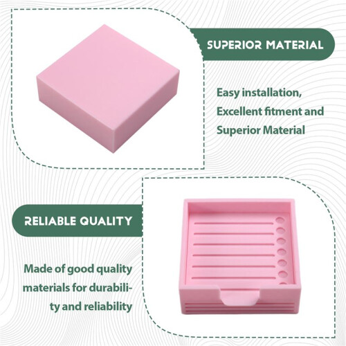 Sticky Note Stencil Compatible with Post Notes,3x3 Sticky Pads Base with 2 Stencils Included,Memo Pad Organizer 2