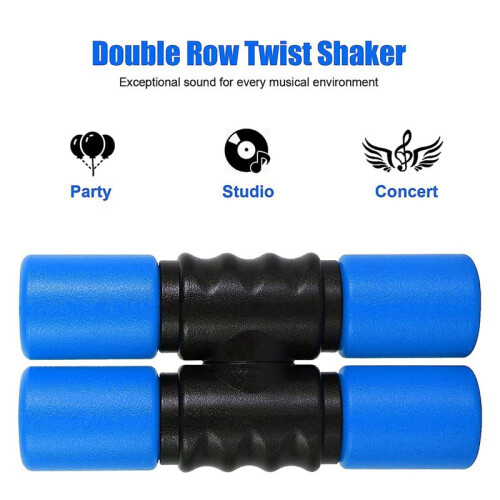 Double Rows Shakers Percussion Instruments,Medium Volumelatin Percussion Instruments For,Studio,Band,Drummers,() 2
