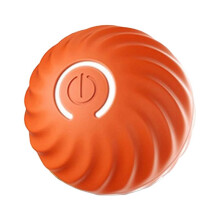 Electronic Dog Toy   Moving  Automatic Jump Dog  Pet Rolling  Toy for Puppy Birthday Gifts, Orange