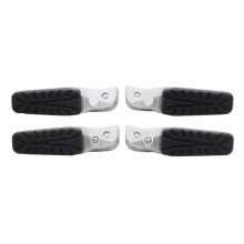 Pedane Poggiapiedi Anteriori Posteriori per Motocicletta per  125 200 250 390 19-24 RC125 RC200 RC390 Duke250 Duke390 Argento