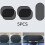 (Side)Magnetic Car Side Front Rear Window Sun Shade Cover Mesh Shield Protection Uv 6