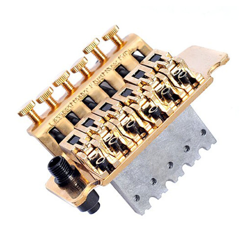 1 package Gold Guitar Tremolo Bridge Parts System 1