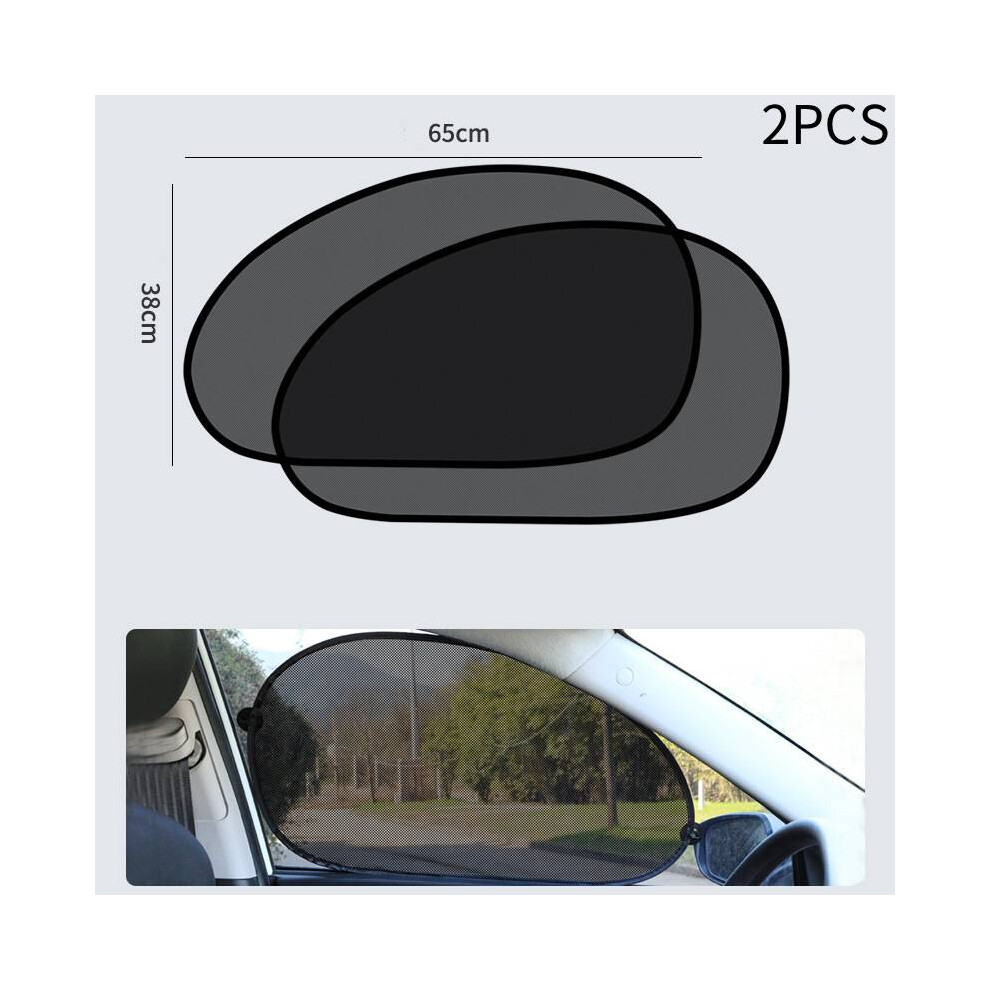 (Inclined) Side Magnetic Car Front Rear Window Sun Shade Cover Mesh Protection Uv Shield 696997598141