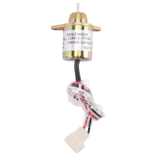 12V Engine Fuel Shut Off Solenoid Valve Shutdown for  119653-77950