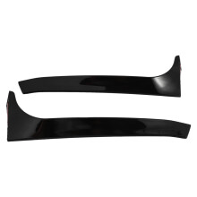 1 Paire de Stickers de Spoiler LatéRaux pour Vitre ArrièRe Noir Brillant pour V-W 6 MK6 / GTR / GTD 2008 2009-2013 Canards Splitter