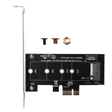 Add Cards PCIE to M2 Adapter PCI Express 3.0 X1 to NVME SSD M2 PCIE Raiser Adapter Support 2230 2242 2260 2280 M.2 SSD