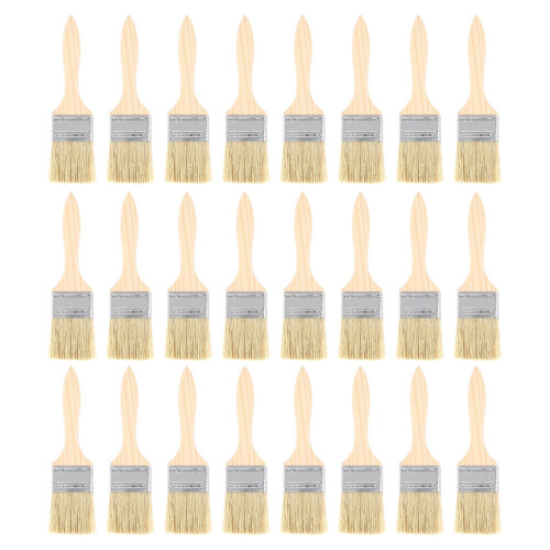 Pacote de 24 PincéIs de 2 Polegadas (48Mm) e PincéIs de Pintura para Manchas de Tinta Vernizes Colas e Gesso 1